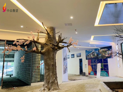 水泥假树工程案例图片