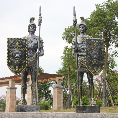 大型玻璃钢人物雕塑