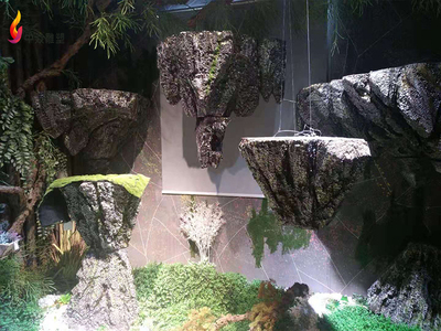 室内漂浮泡沫假山