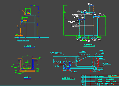 cad假山流水设计图